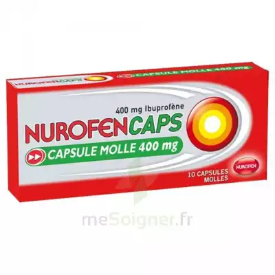 Nurofencaps 400 Mg Caps Molle Plq/10 à Dijon