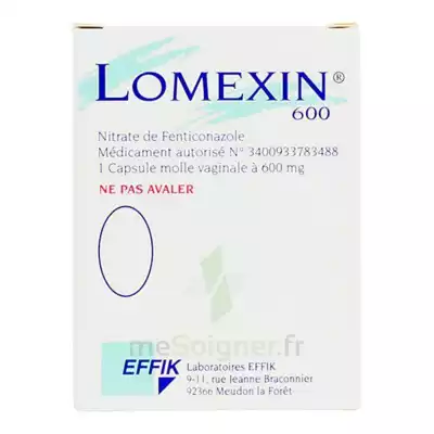 Lomexin 600 Mg Caps Molle Vaginale Plq/1 à Dijon