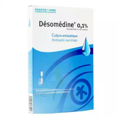 Desomedine 0,1 % Collyre Sol 10fl/0,6ml à Dijon