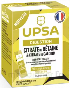 Upsa Citrate De Bétaïne & Citrate De Calcium Poudre 10 Sachets à Dijon