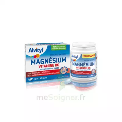 Alvityl Magnésium Vitamine B6 Libération Prolongée Comprimés Lp B/45 à Dijon
