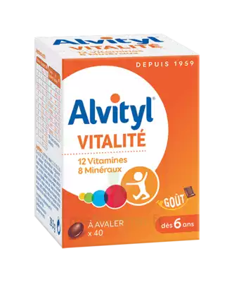 Alvityl Vitalité à Avaler Comprimés B/40 à Dijon